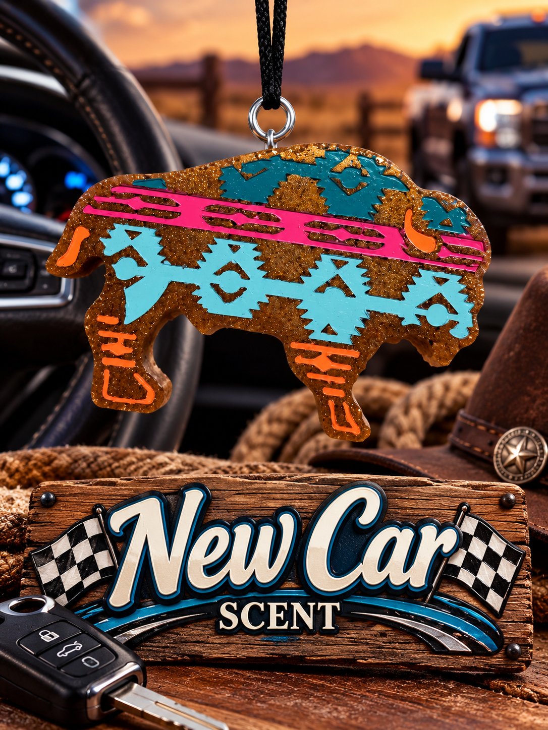 Buffalo Car Freshie