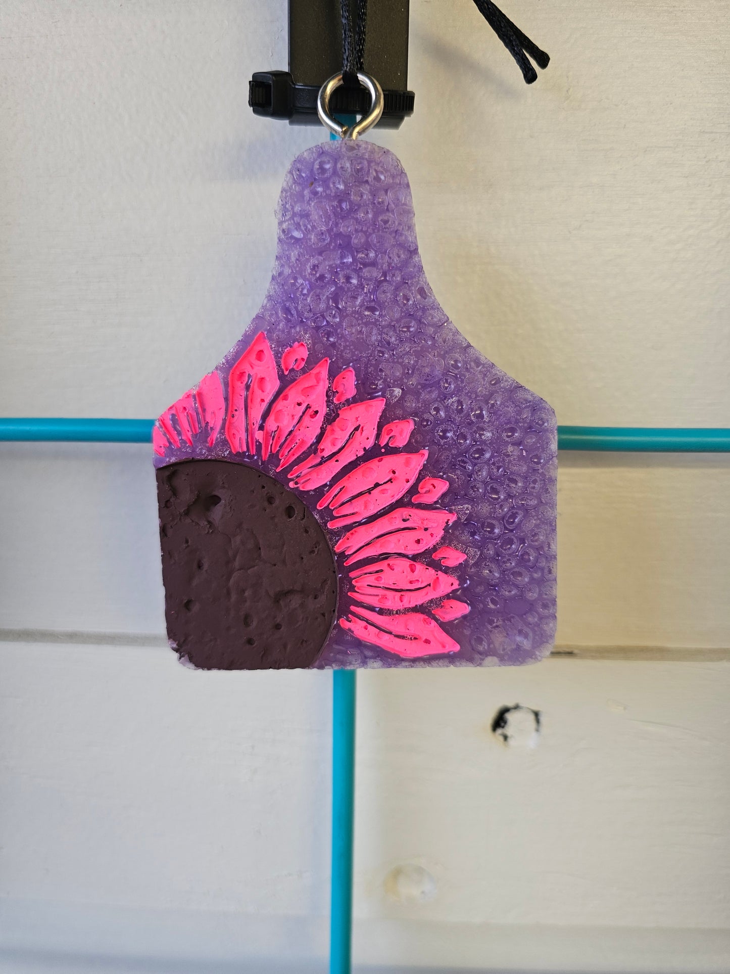 Sunflower Cow tag