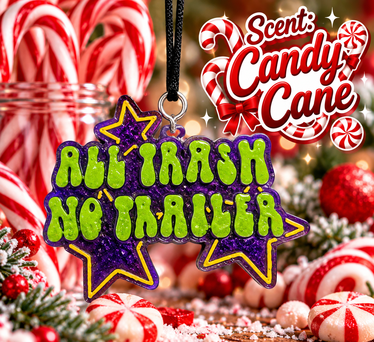All trash car freshie