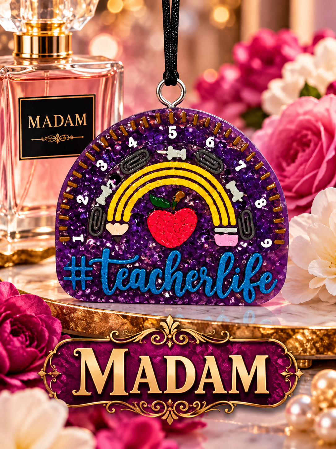 Teacher life car freshie