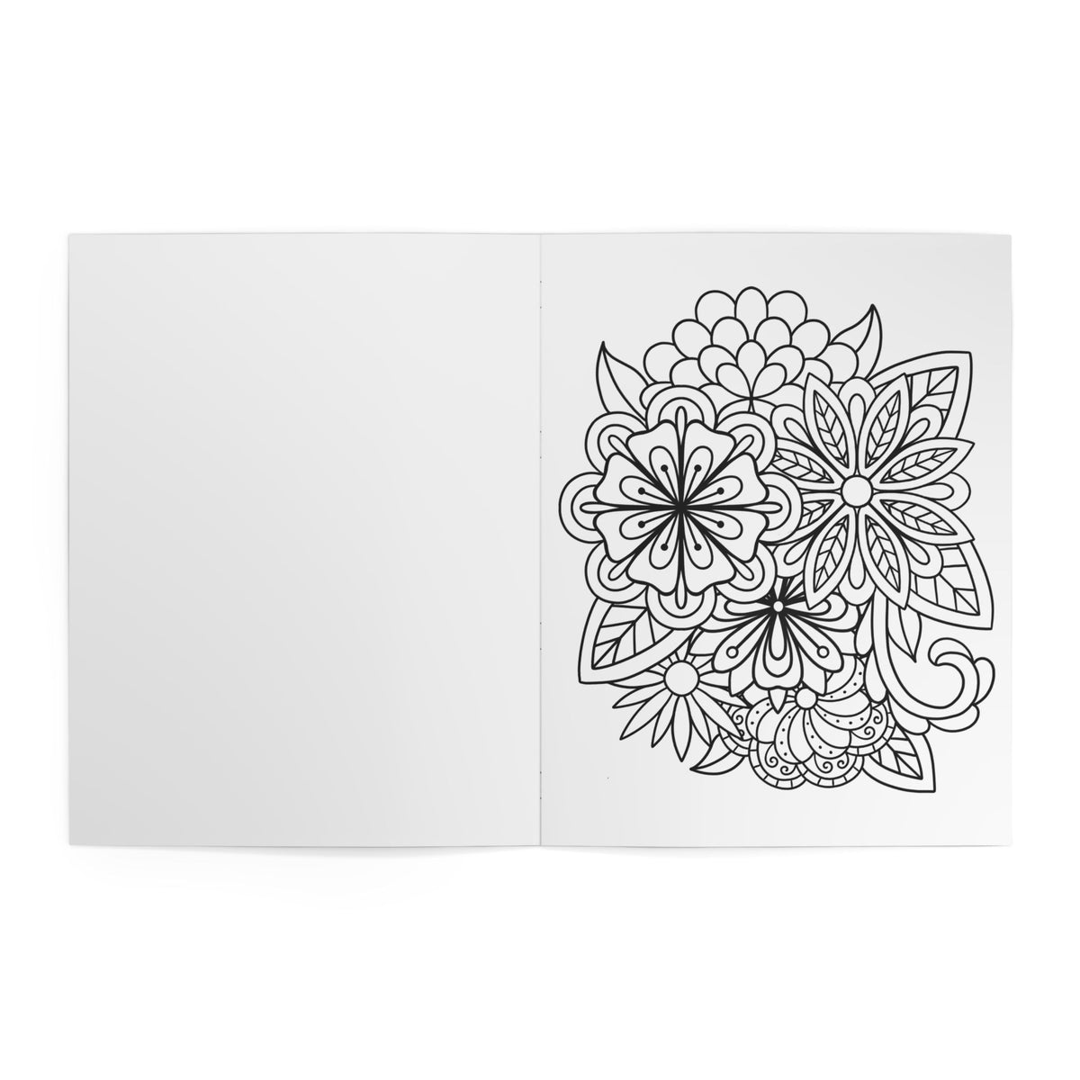 Floral Coloring Book