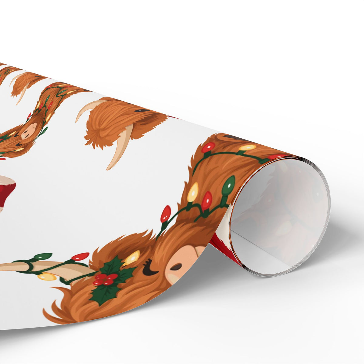 Adorable Christmas Reindeer Wrapping Paper