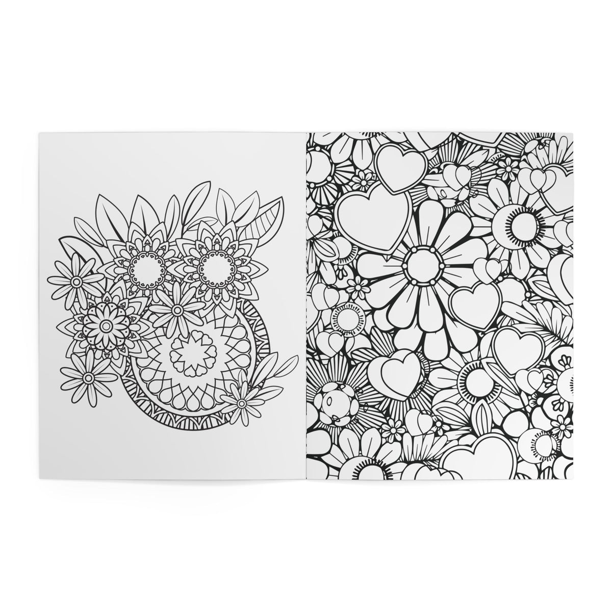 Floral Coloring Book