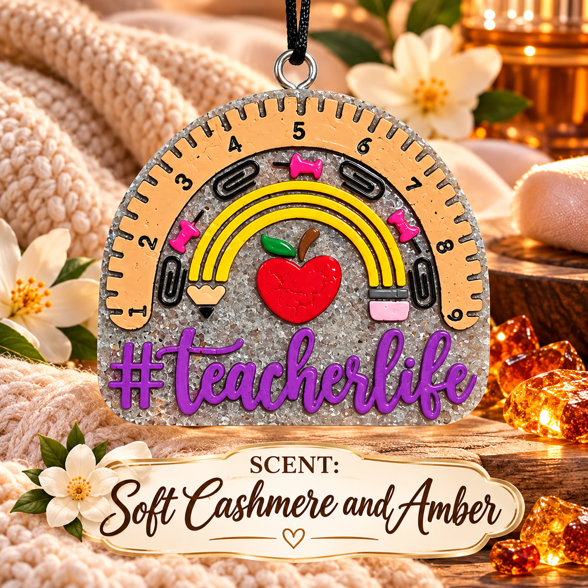 Teacher life car freshie