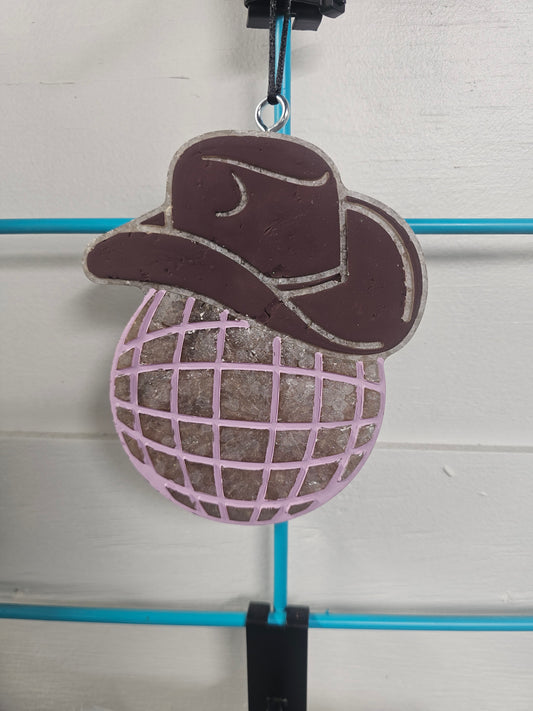 Disco cowgirl hat