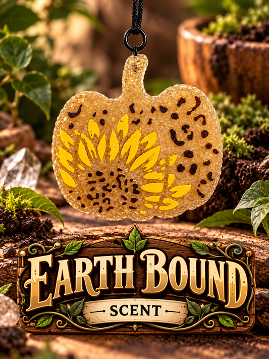 Sunflower pumpkin car freshie